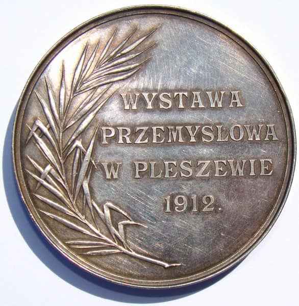 Zdjęcie przedstawiające medal z pleszewskiej wystawy.